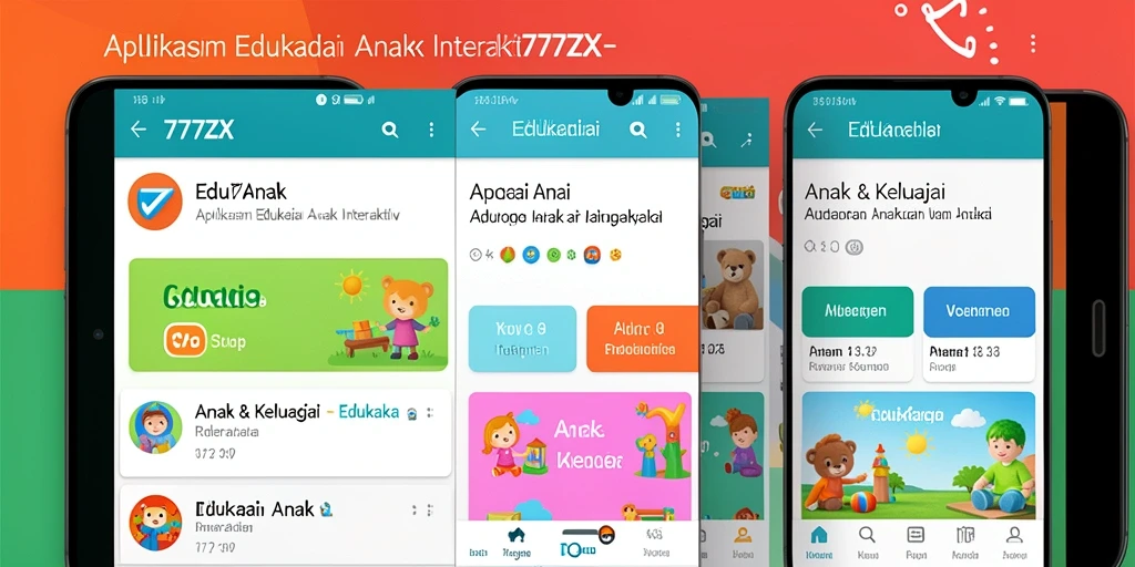 Antarmuka aplikasi 777ZX yang ceria dan edukatif.