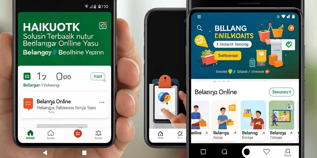 Tampilan antarmuka HAIKUOTK yang ramah pengguna untuk belanja online.
