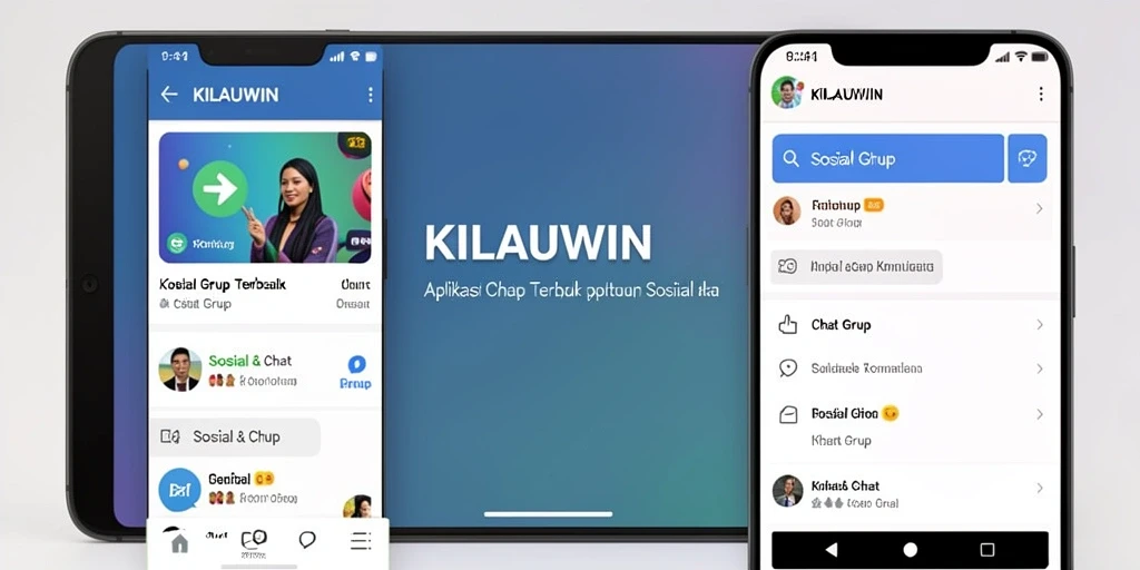 Tampilan antarmuka aplikasi KILAUWIN yang modern dan user-friendly.