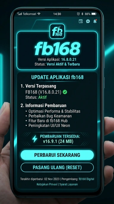 Tampilan riwayat versi fb168